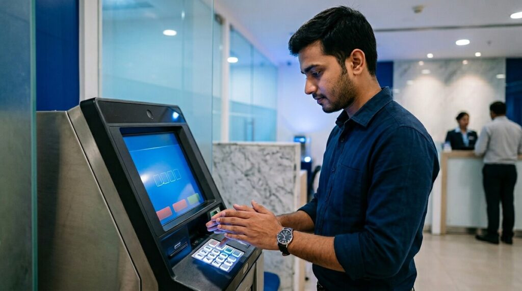 How to change atm pin in machine