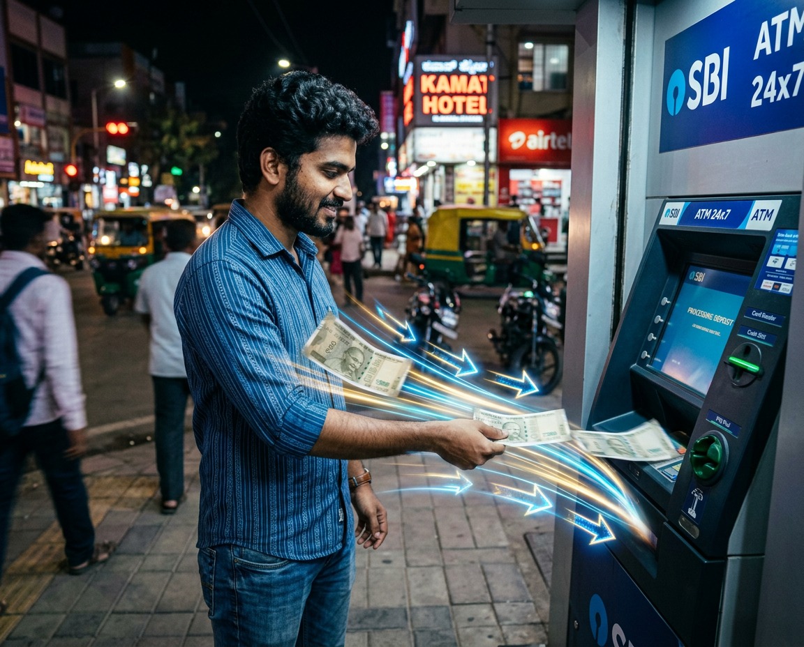 How to Deposit Cash in ATM Machine