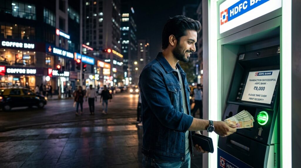 How to withdraw money from atm in india